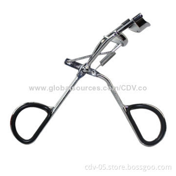 Makeup eyelash curler with stainless steel material